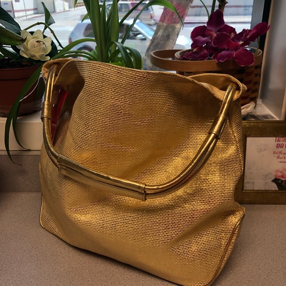 Queen Latifah Tote bag Gold - Picture 3 of 7